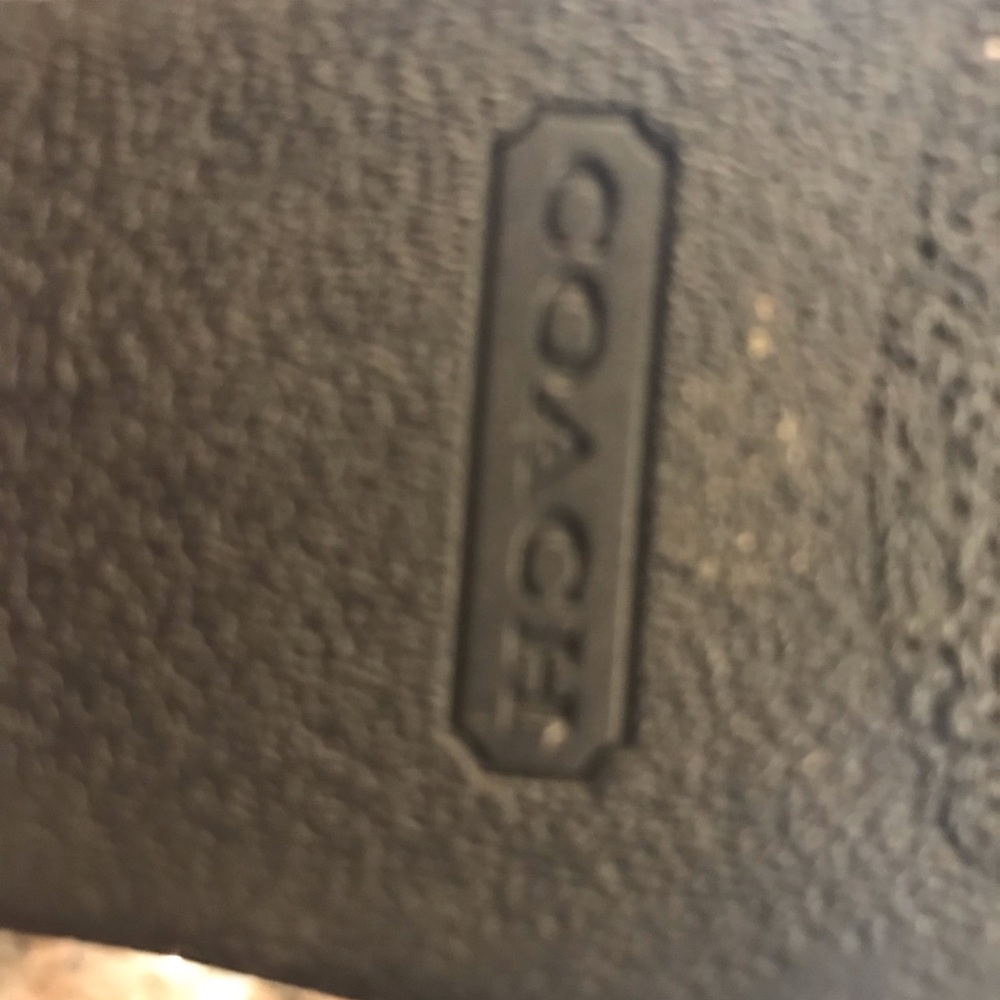 Authentic Coach C Monogram Platforms With Silver … - image 7